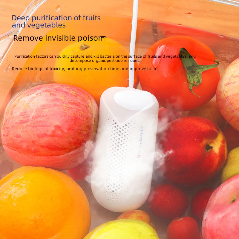 Rootside Rinse cordless produce purifier capsule