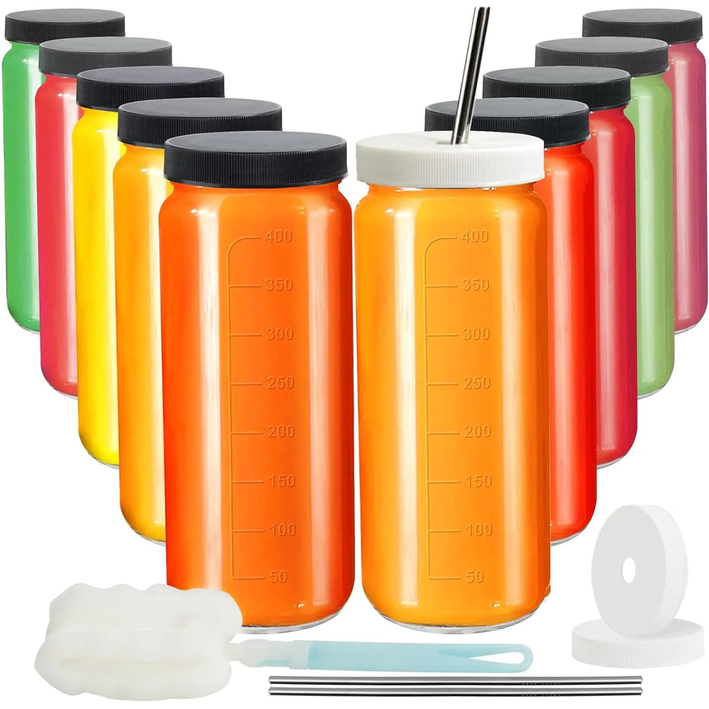 Rootside Weekly Set of ten glass bottles, included in the Starter bundle
