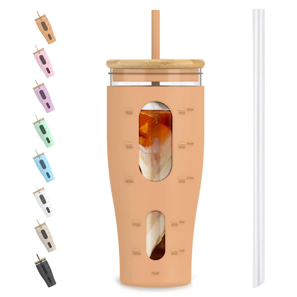 Rootside Daily 32oz glass, included in The Smoothie Set