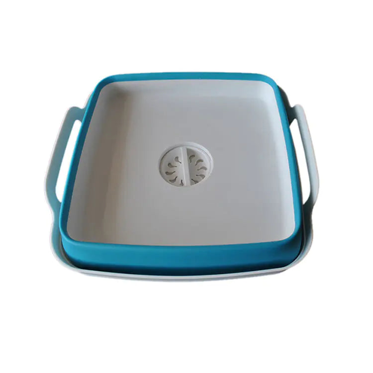 Rootside Basin folded flat for storage